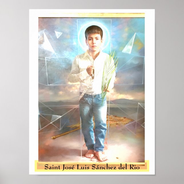 Poster Santo José Luis Sánchez del Rio (Frente)