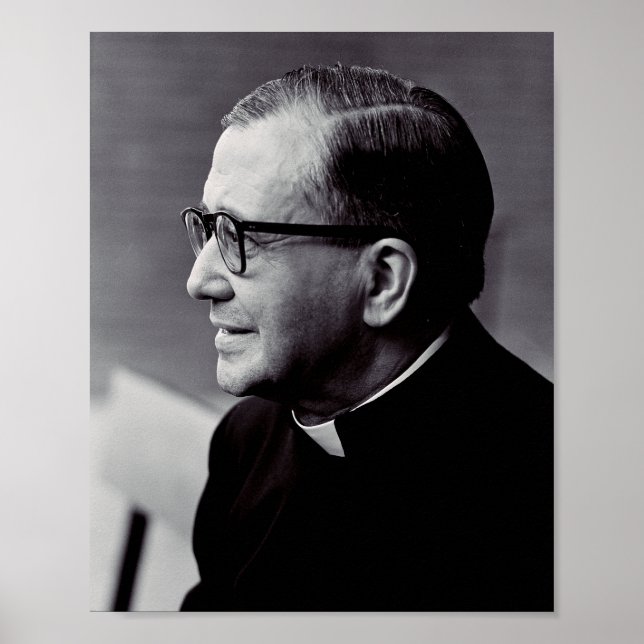 Poster Santo Josemaria Escriva (Frente)