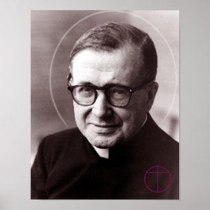 Póster Santo Josemaría Escrivá