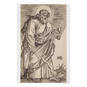 Póster Santo Jude Thaddaeus, o Apóstolo e o Mártir