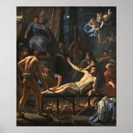 Poster Santo Lawrence - Jean de Champaigne Fine Art