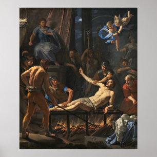 Poster Santo Lawrence - Jean de Champaigne Fine Art