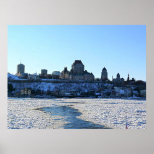Poster Santo Lawrence River & Old Quebec City, Quebec 