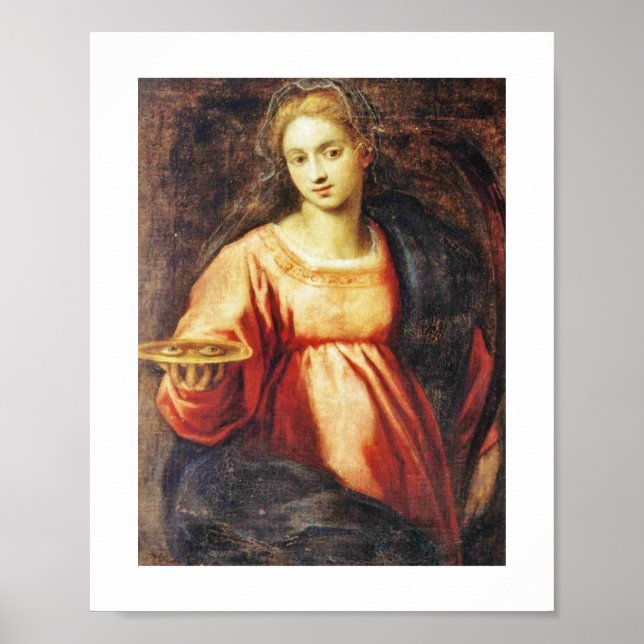 Póster Santo Lúcia da Suecia (Frente)