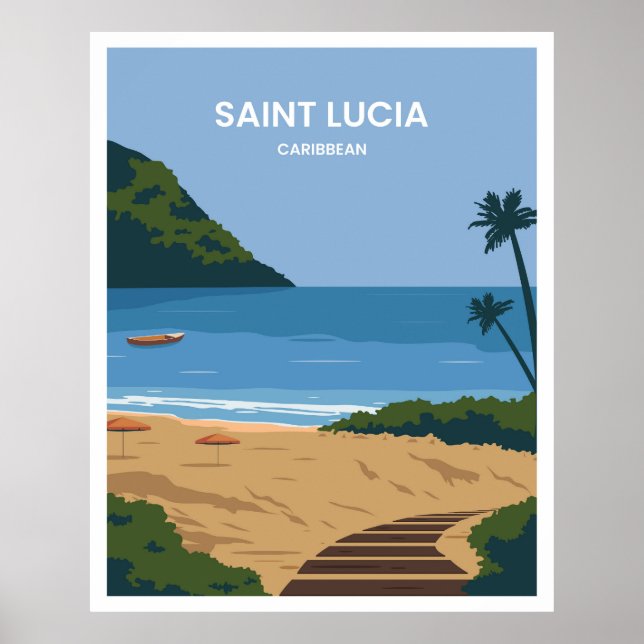 Poster Santo Lucia paisagem (Frente)