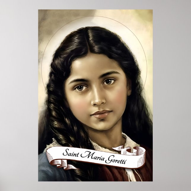 Poster Santo Maria Goretti (Frente)