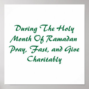Póster Santo Mês De Ramadã