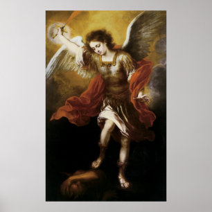 Poster Santo Michael por Murillo