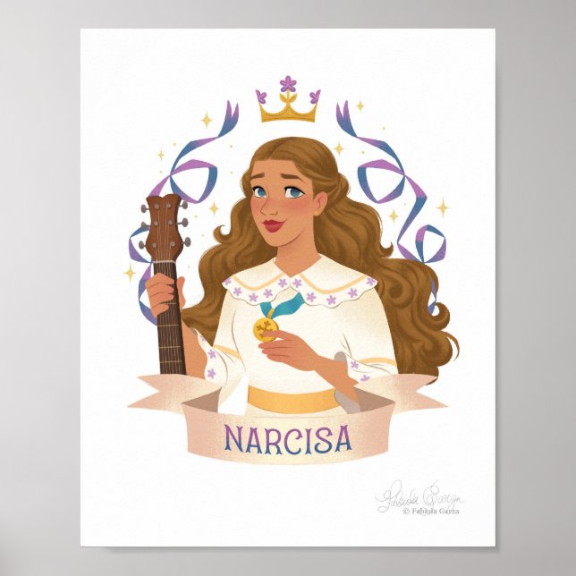 Poster Santo Narcisa de Jesús Art (Frente)