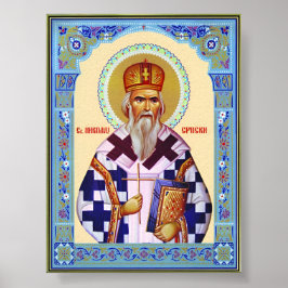 Poster Santo Nikolai Sérvio