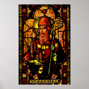 Poster Santo Patrick - retrato