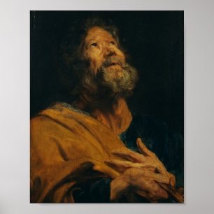 Poster Santo Peter por Antoon van Dyck