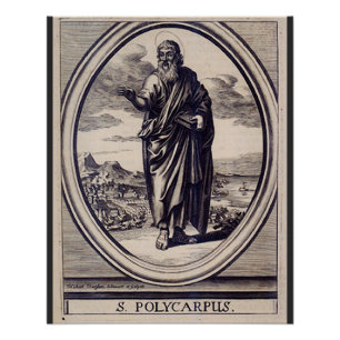 Póster Santo Polycarp de Smyrna Martyr e Pai da Igreja