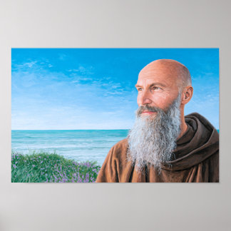 Poster Santo Raimundo de Peñafort: Fé sobre as Ondas