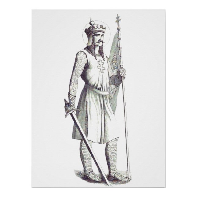 Póster Santo Rei Stephen King da Hungria (Frente)