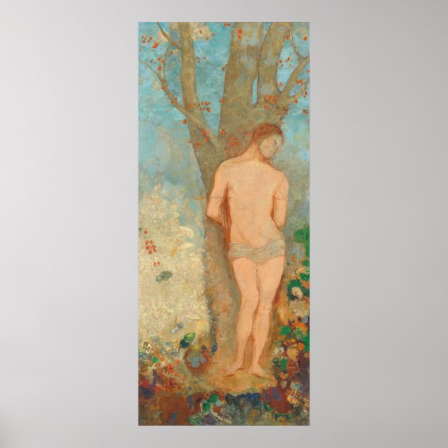 Poster Santo Sebastian - Odilon Redon Fine Art (Frente)
