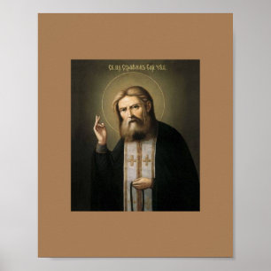 Poster Santo Seraphim de Sarov