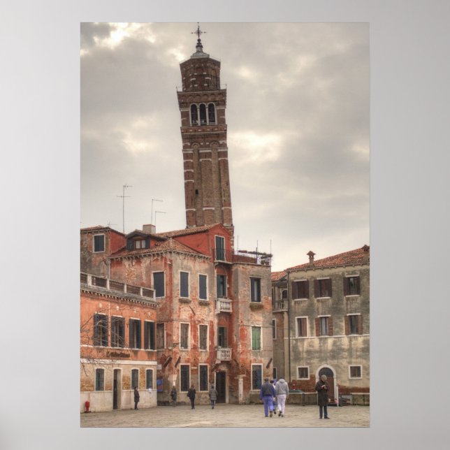 Póster Santo Stefano Em Veneza Itália (Frente)