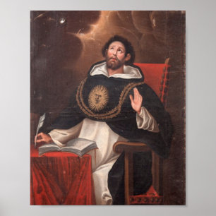 Poster Santo Thomas Aquinas Por Luis Munoz Lafuente