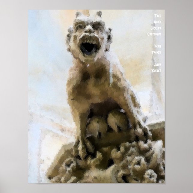 Póster Santo Tour Jacques Grotesque (Frente)
