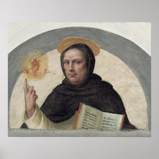Poster Santo Vincent Ferrer (fresco) (Frente)