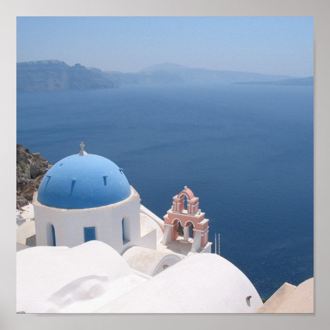 Póster Santorini (Frente)