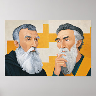 Poster Santos Cirilo e Metódio: Apóstolos dos Eslavos