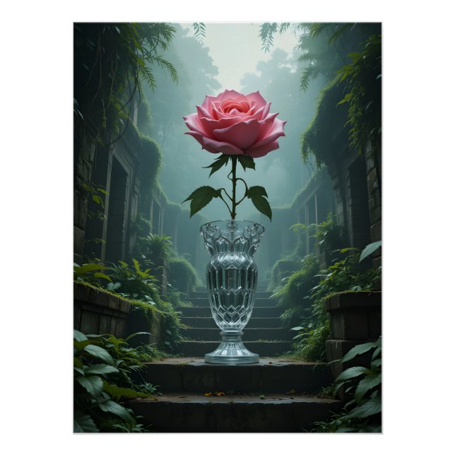 Póster Santuário Crystal Rosa (Frente)