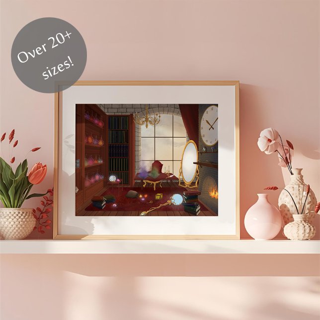 Poster Santuário da Mage - Biblioteca Encantada (Criador carregado)