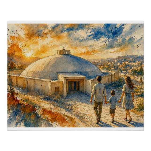 Póster Santuário do Livro,  (Frente)