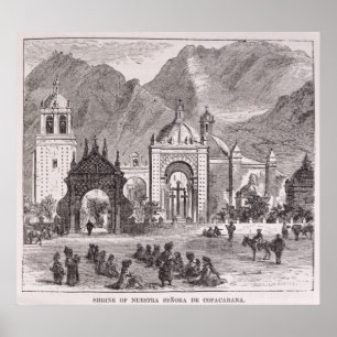 Póster Santuário do Nuestra Senora de Copacabana