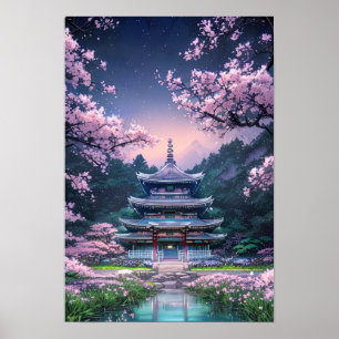 Poster Santuário Majestoso Sakura