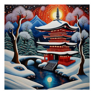 Póster Santuário no inverno 1