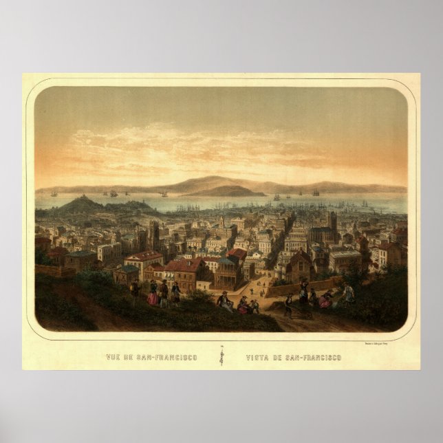 Póster São Francisco, 1860 (Frente)