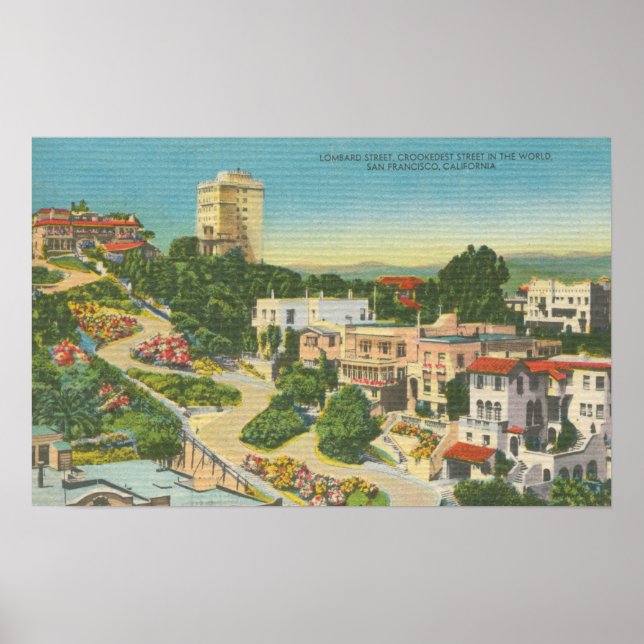 Póster São Francisco, CA 3 (Frente)