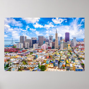 Poster São Francisco, Califórnia, Estados Unidos
