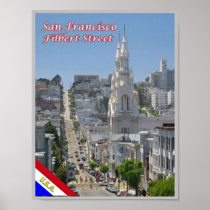 Poster São Francisco - Filbert Street - Estados Unidos -