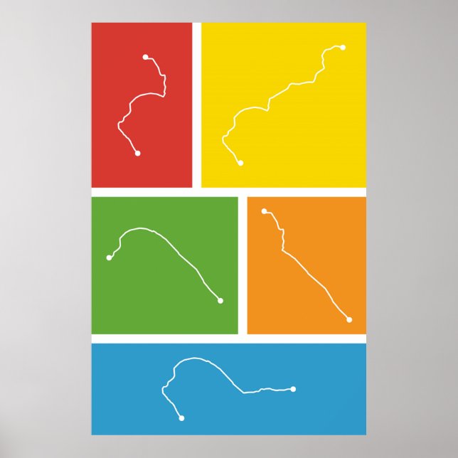 Póster São Francisco - Paletas de Trânsito (Frente)