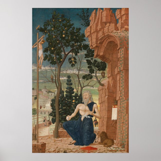 Poster São Jerônimo - Andrea Mantegna Cartaz de Arte Refi (Frente)