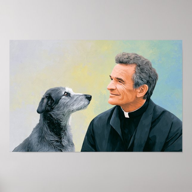 Poster São João Bosco: O Guardião e o Amigo (Frente)