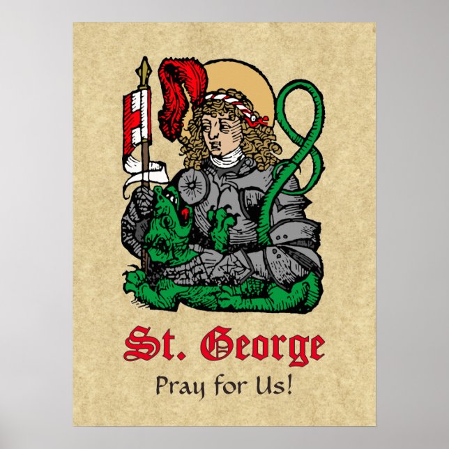 Poster São Jorge e o Dragão (Nuremberg) (Frente)