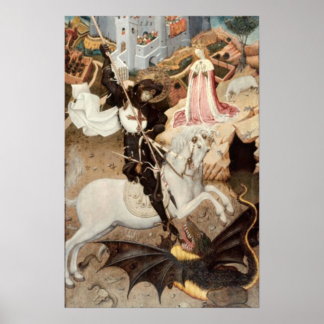 Póster São Jorge Matando o Dragão (1435) (Frente)