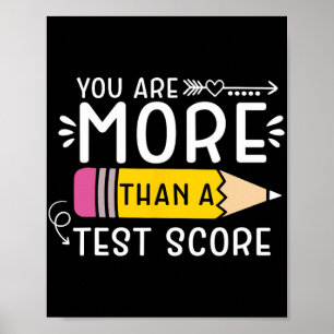 Poster São Mais Do Que Um Teste De Professores No Teste D
