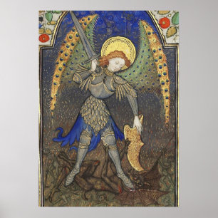 PÓSTER SÃO MIGUEL ARCANJO COM DEMÔNIO