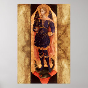 POSTER SÃO MIGUEL ARCANJO COM O DEMÔNIO