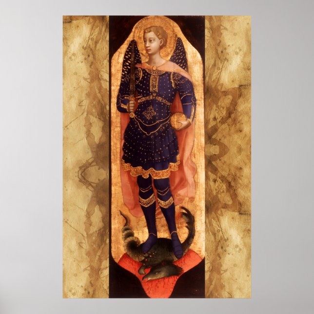 POSTER SÃO MIGUEL ARCANJO COM O DEMÔNIO (Frente)
