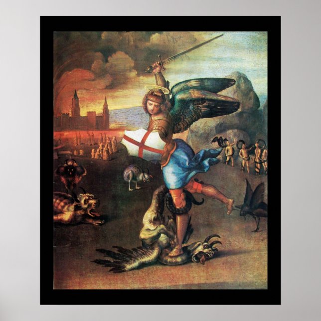 PÓSTER SÃO MIGUEL E O DRAGÃO (Frente)