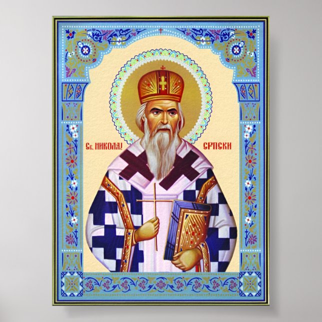 Poster São Nikolai Sérvio (Frente)