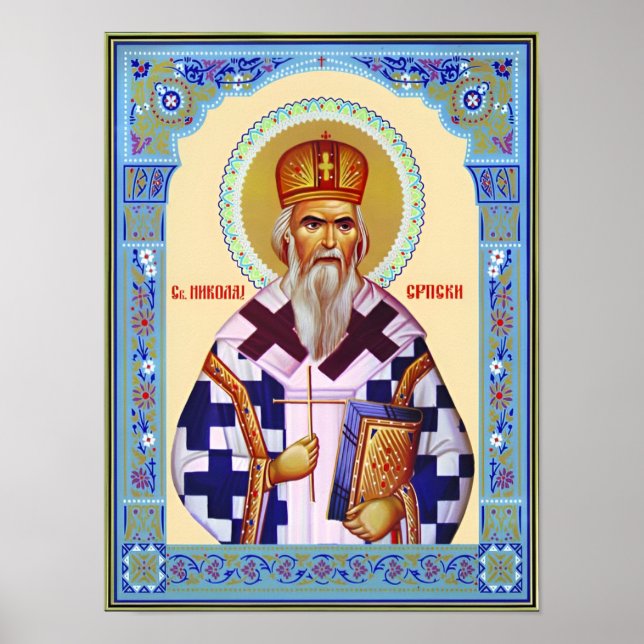 Poster São Nikolai Sérvio (Frente)