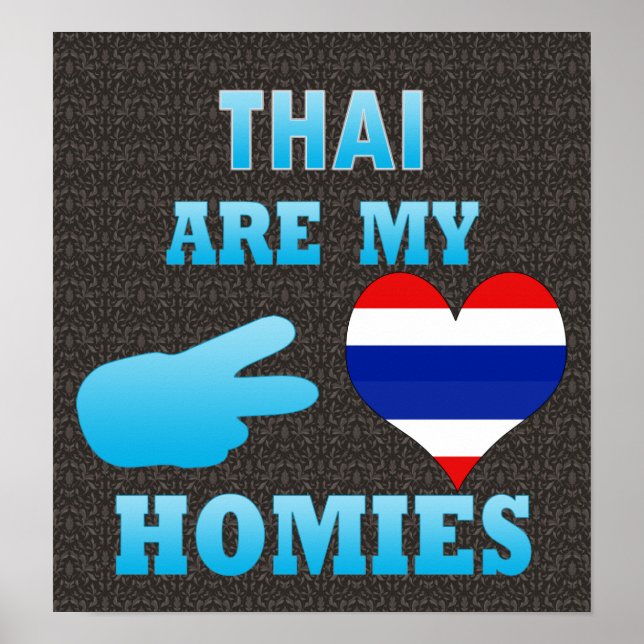 Poster São os meus Homies (Frente)